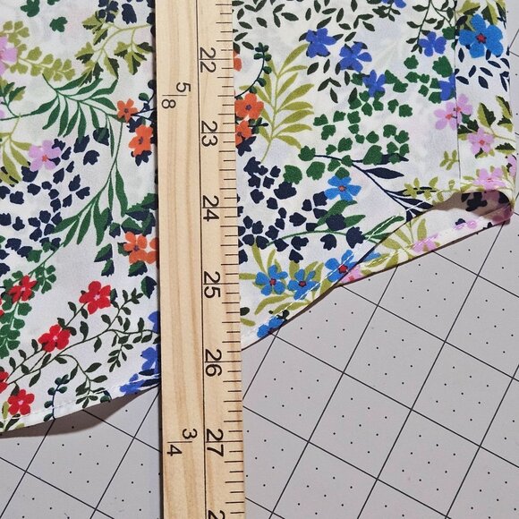 Spring Cabi Floral Sleeveless Blouse Top S Multicolor Polyester - Picture 9 of 10